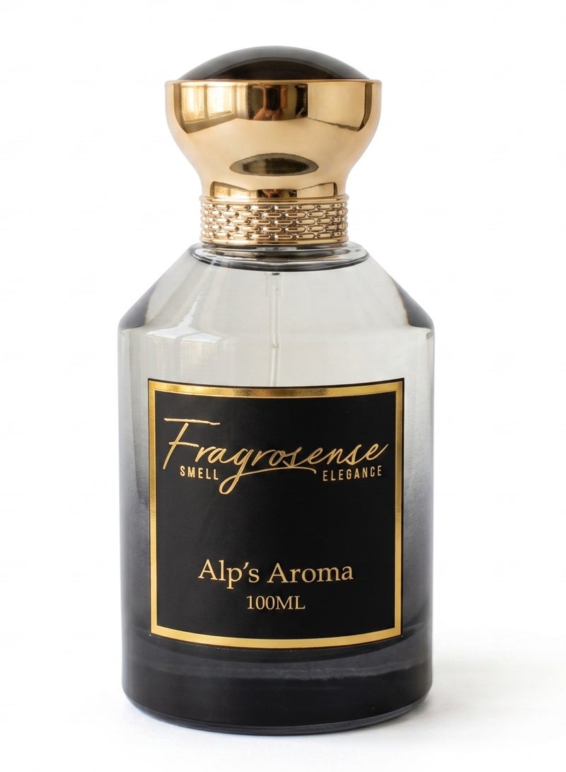 Fragrosense Alp's Aroma Eau de Parfum for Women 100ml, Long Lasting Floral Fruity Musk Fragrance with Litchi Rhubarb Bergamot, Turkish Rose Peony Vanilla, Cashmeran Incense, Elegant Feminine Perfume - Image 1