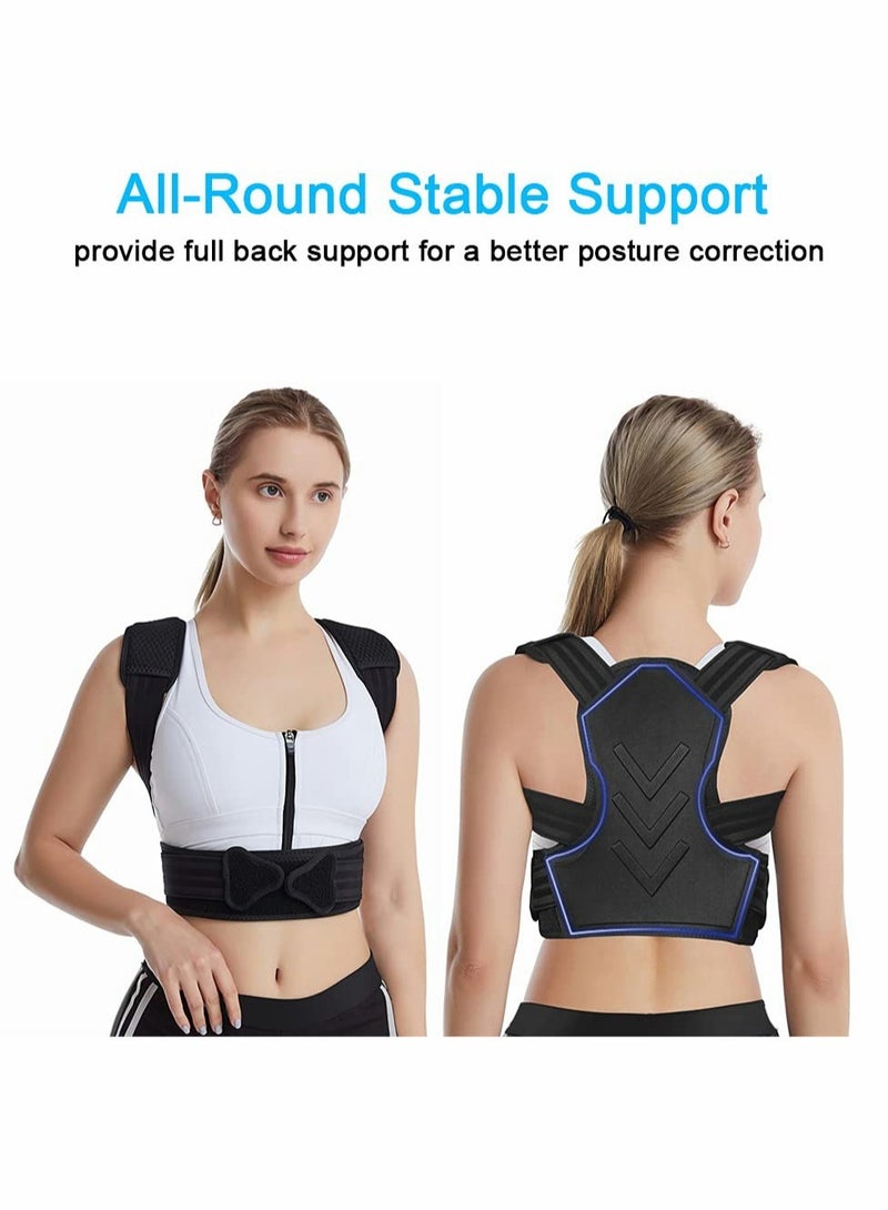 SOLARAE Posture Corrector for Women and Men, Adjustable Breathable Back Support Straightener - Image 2