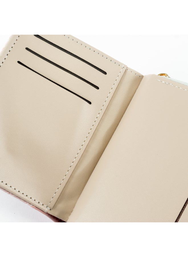 Generic Leather Flip Wallet & Card Holder with Multiple  Pockets and Zipped Pocket Black  - Image 2