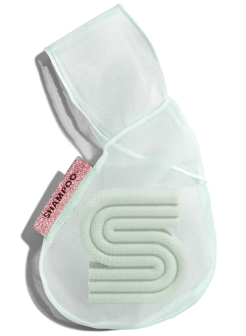 Kitsch Bar Soap Saver Bag - Recycled Mesh Beauty Bar Soap Pouch for Body Wash, Conditioner & Shampoo Bars, Soap Savers Holder to Preserve Bar Soap, Eco-Friendly, Patented Soap Bag - Mint
