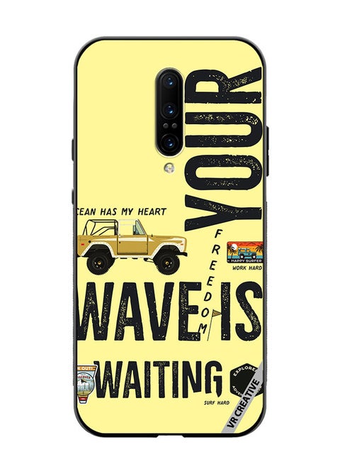 Protective Case Cover For OnePlus 7 Pro Your Wave Is Waiting Design Multicolour