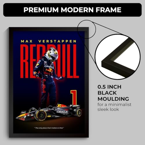 Funk You Store Max Verstappen Poster Redbull F1 Poster | Framed Red Bull F1 Car A4 Sized (31 x 23 cm) | Max Verstappen Frame | Redbull Car Posters for Wall, Gift for Boys, Formula 1 Frames | Formula 1 Framed (F_004) - Image 5