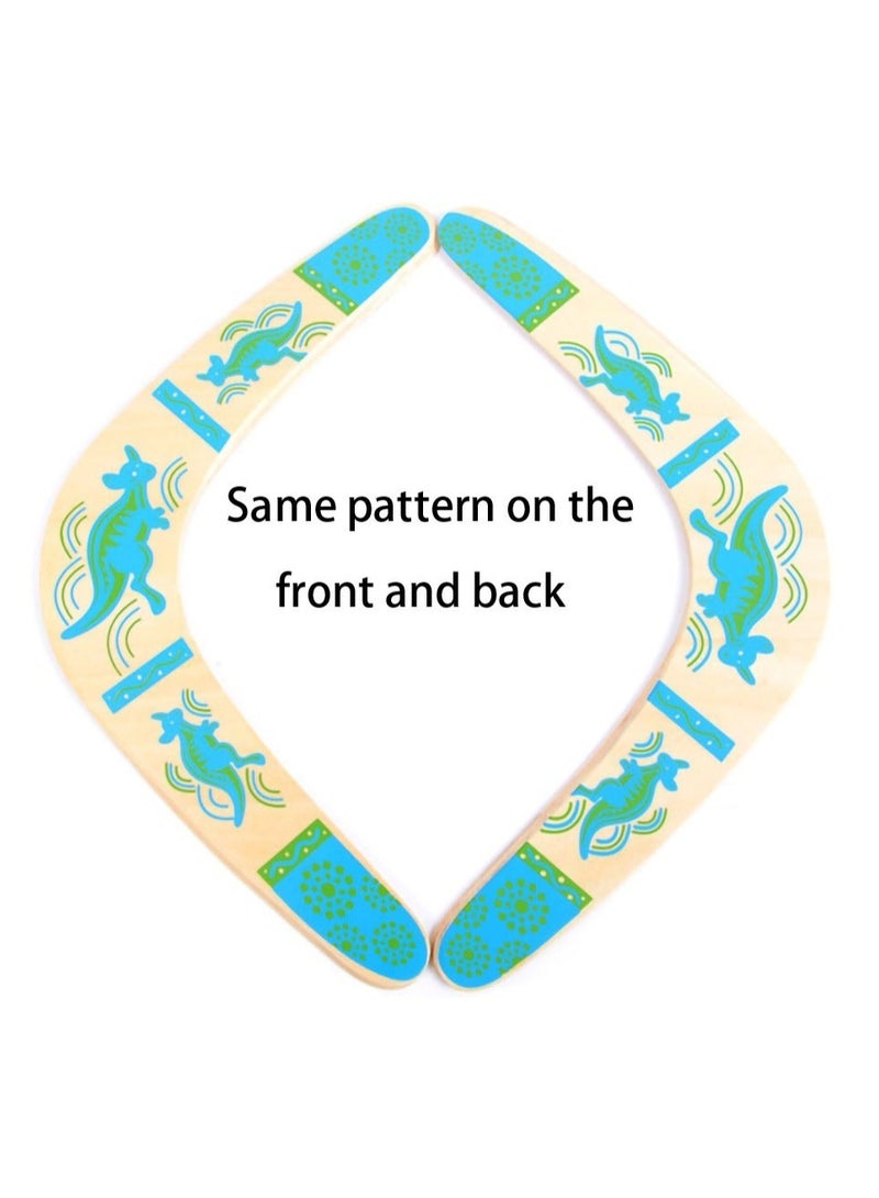 كابتن تيك V-Shaped Boomerang, Handmade Boomerang, Stable Wooden V-Shaped Returning Boomerang, Kids Sports New Flying Boomerang Toy for Outdoor Games Sports - Image 4