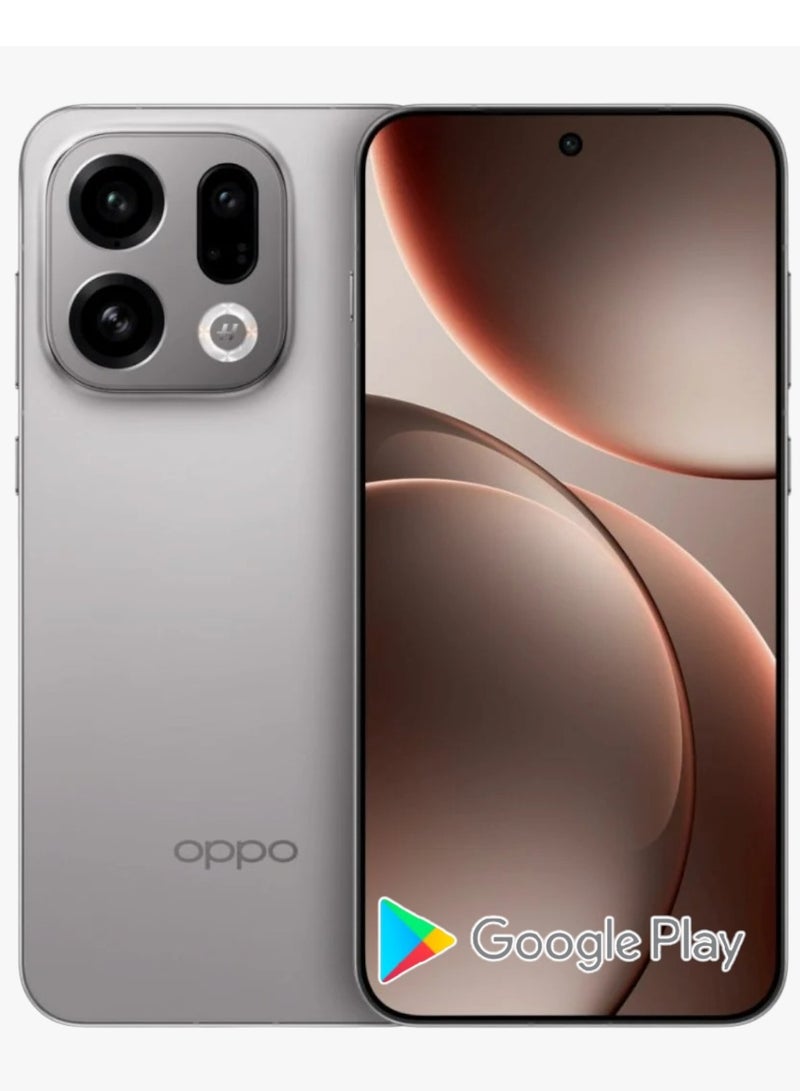 OPPO Find X9 5G Smartphone (256GB 16GB RAM) Titanium Grey |Chinese Spec | 6.59-inch AMOLED HDR10+, 1B colors, 120Hz Screen MTK 9500 Dimensity 7025 mAh Battery 80W wired charging , NFC | 32MP selfie camera. 1.5K FHD+ flat screen with LTPO technology for smooth visuals | with Google Play Support - Image 1