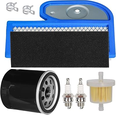 HIFROM HIFROM Air Filter Pre Filter Cleaner Oil Filter Fuel Filter Spark Plug Kit Compatible with Kawasaki FH451V FH500V  - Image 1
