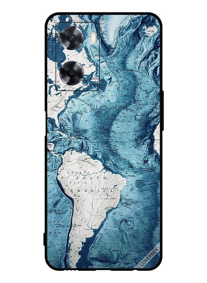 Covernex غطاء حماية لهاتف Oppo A77s - رسم خريطة - Image 1