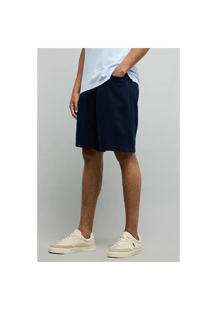 R&b Solid Shorts with Drawstring Waist