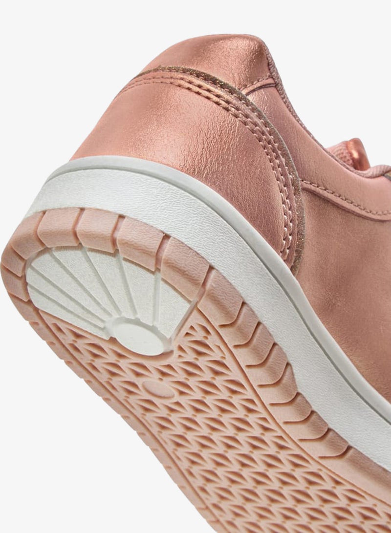 Barbie Girls Panelled Sneakers with Hook and Loop Closure - Image 5