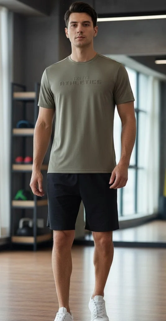 ANTA Fast-Dry Performance Cotton Tee/Liren™ T-Shirt/Fast-Dry Performance · Soft Cotton Feel
