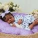 SCOM Reborn Baby Dolls Black Girl 20 Inch Realistic Newborn Baby Dolls Newborn Baby Dolls African American Real Life Baby Dolls Gift for Kids Age 3 - Image 2