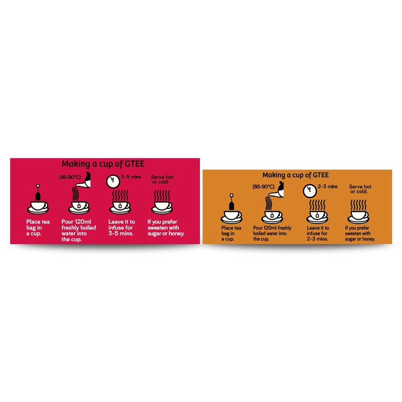 GTEE Hibiscus Tea Bags & Green Tea Bags - Cinnamon & Cardamom, 25 Tea Bags (Pack of 2) - Image 5