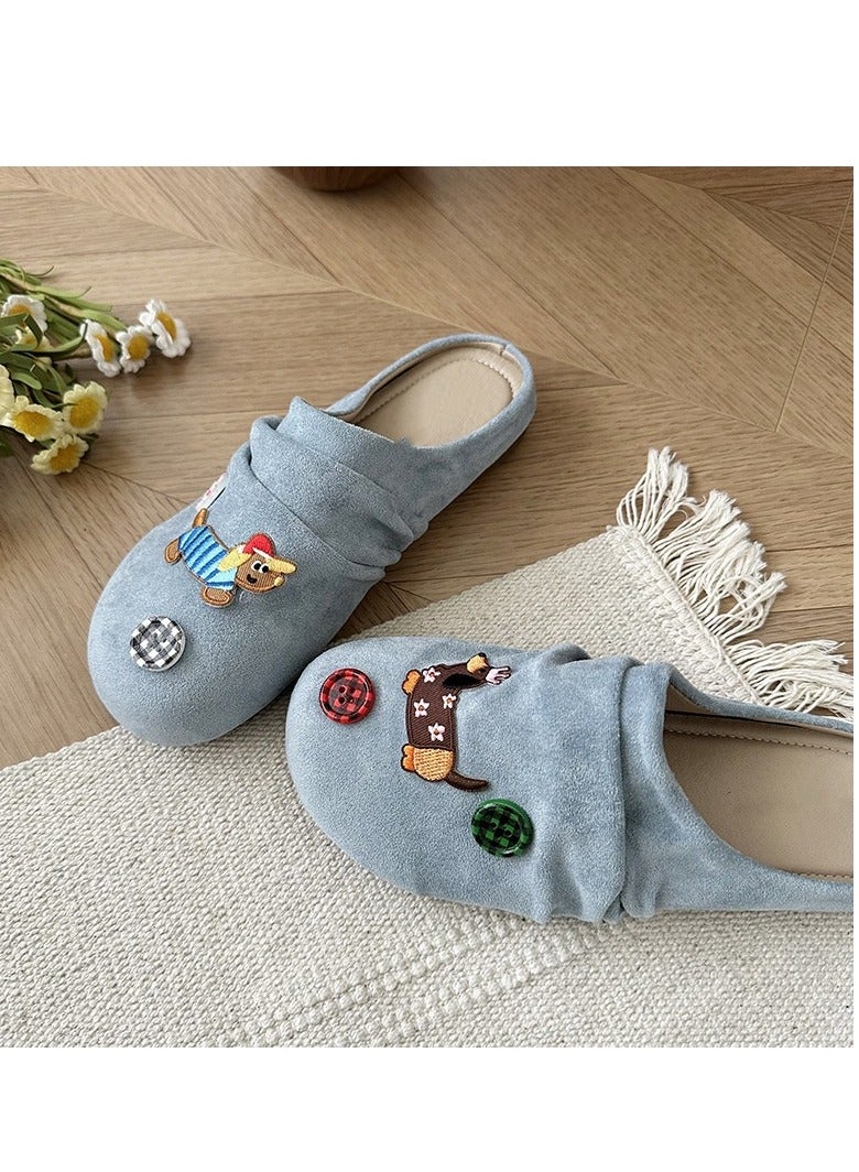 Cute Cartoon Fashionable Versatile Baotou Slippers  - Image 1