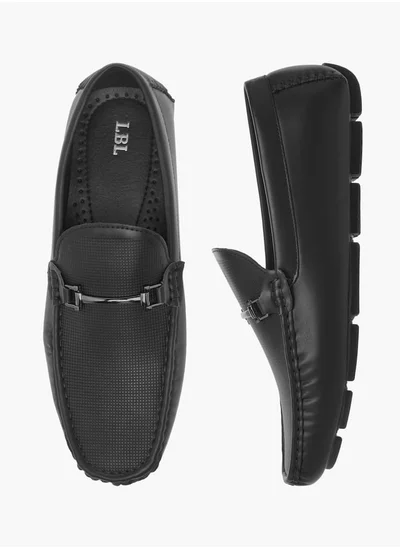 LBL by Shoexpress Men Metal Accent Slip-On Moccasins