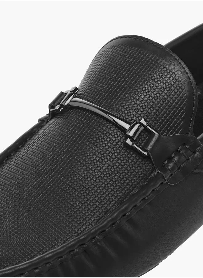 LBL by Shoexpress Men Metal Accent Slip-On Moccasins