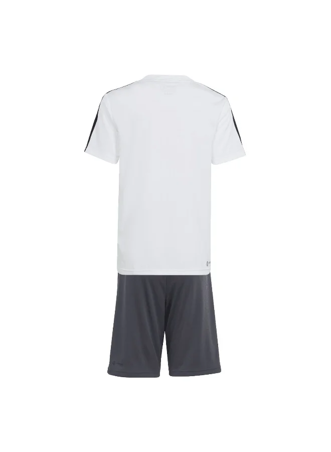 adidas أديداس طقم تدريب أبيض U Tr-Es 3S Tset للأطفال 5-6 سنوات