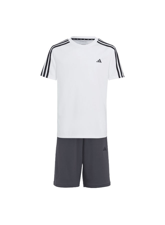 Adidas adidas U Tr-Es 3S Tset White Training Suits 5-6Y - Image 2