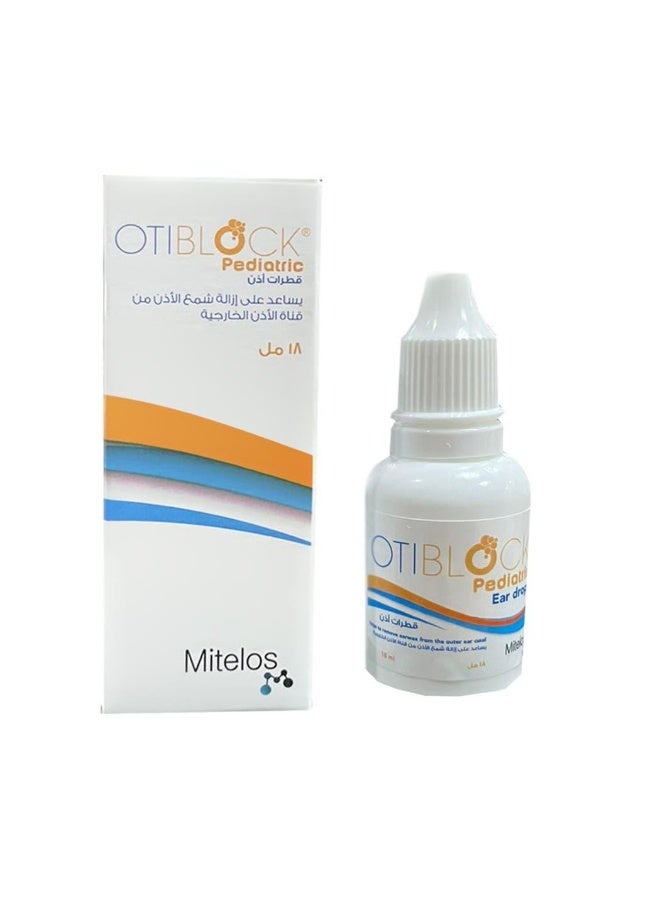 Pediatric Ear Drops 18 ml – Gentle Ear Wax Removal & Hygiene Care Solution for Kids