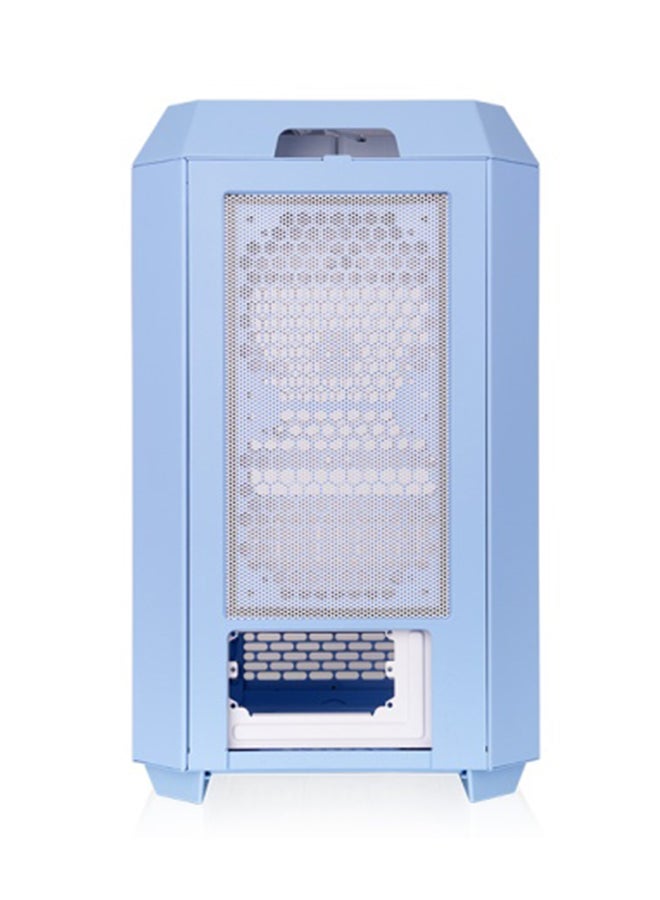 Thermaltake The Tower 250 Mini Tower Chassis – 3mm Tempered Glass, SPCC Material, Dual 120mm CT120 Fans, Supports 360mm AIO Radiator, USB 3.2 Type-C, SFX/ATX PSU, 3 Expansion Slots, Mini ITX Motherboard, Hydrangea Blue | CA-1Z9-00SFWN-00 - Image 4
