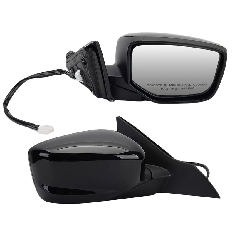 MOFOAP Passenger Side Mirror Compatible with 2013 2014 2015 2016 2017 Honda Accord Sedan EXEXLSportLXSECoupe Mirrors With Power Glass Replaces 76208T2FA11 HO1321272 3Pins Black