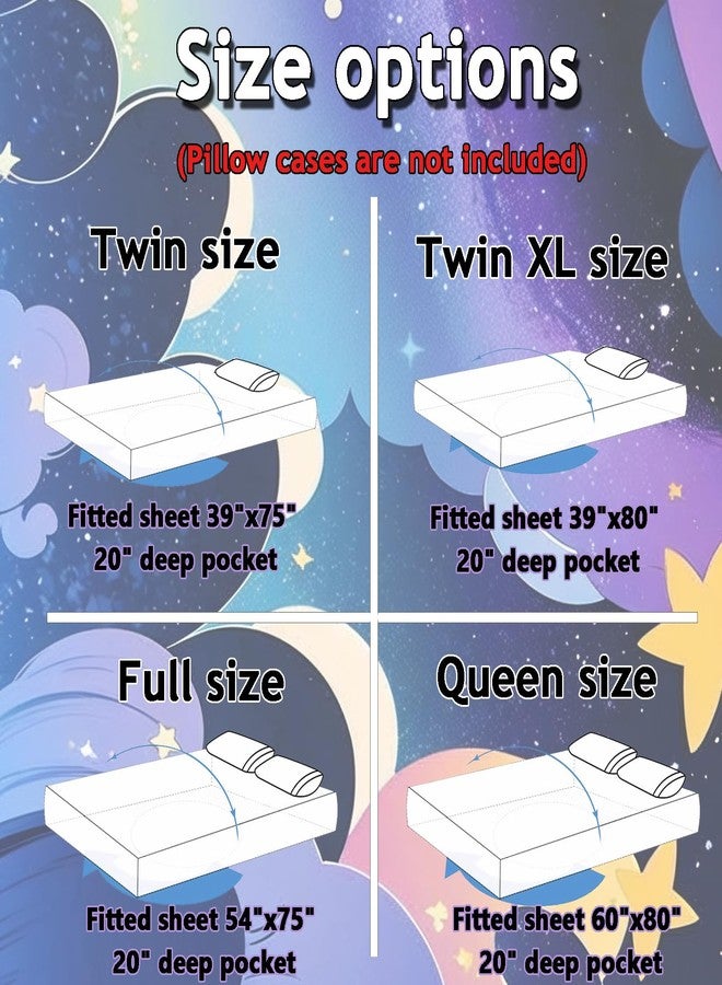 MorroMorn Fleece Twin Fitted Sheet Only, Super Soft Plush Bottom Sheet with 20" Deep Pocket, Pink Kawaii Cute for Girls Kids Teen College Dorm Back to School, No Pillowcases (Rainbow Love, Twin Size) - Image 2