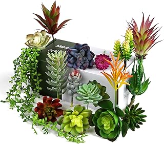 Meneco Meneco Faux Succulents Artificial Plants Ã¢â‚¬â€œ 16 Pack Lifelike Fake Succulent Plants Unpotted  - Image 1