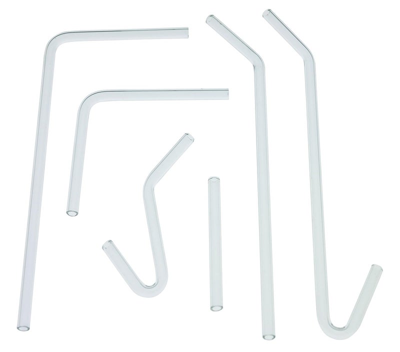 EISCO Glass Delivery Tubes - Set of 6 - Borosilicate - Labs - Image 1