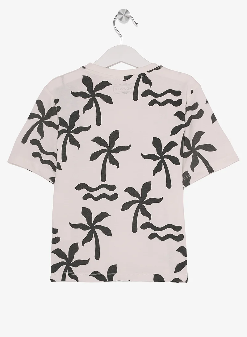 Ripples Boys Tee With Shorts Set