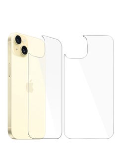Generic [2 Pack] iPhone 15 Back Screen Protectors, Bubble-Free and Scratch-Resistant Tempered Glass Back Film (6.1 inch) ﻿  - Image 1