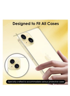 Generic [2 Pack] iPhone 15 Back Screen Protectors, Bubble-Free and Scratch-Resistant Tempered Glass Back Film (6.1 inch) ﻿  - Image 4