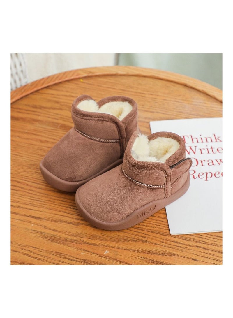 Loquat Winter Warm And Comfortable Cotton Shoes 