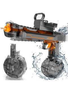 Yoawllty Automatic Manual Dual-mode Electric Water Toys, Powerful And Powerful Water Toys, Suitable for Summer Swimming Pool Toys, Suitable for Children and Adults(Gray)  - Image 1