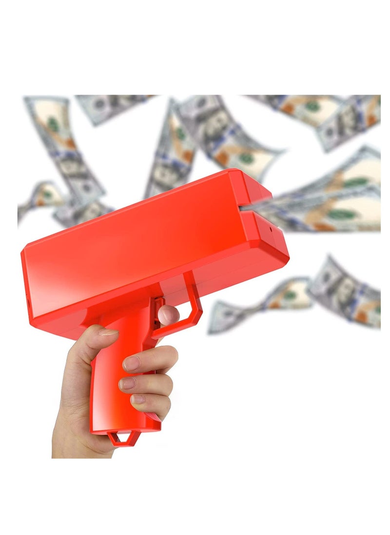 BGM Money Gun Paper Playing Spary Toy Gun, Prop with 100 Pcs Play Cash Party Supplies multi coloured Su-140 - Image 1