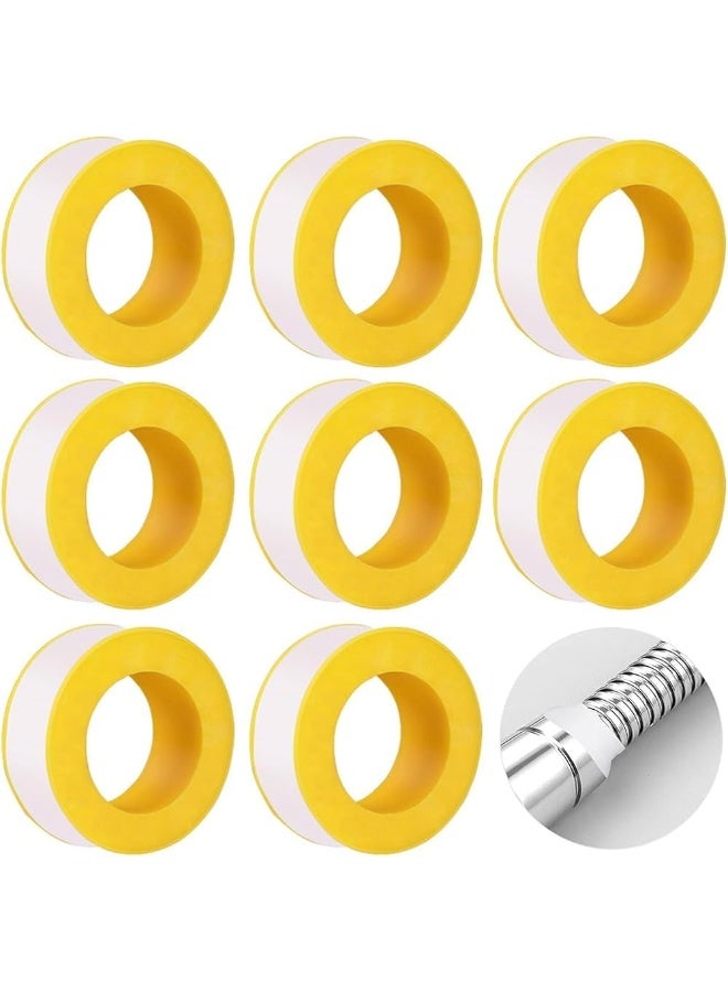 Poaker شريط تيفلون لربط الخيوط EN 751-3 بكثافة 0.25G/Cm2 0.9Mmx12Mmx10Mتر PTFE لتجهيزات الأنابيب وإصلاح تسرب المياه عبوة من 10 - Image 2