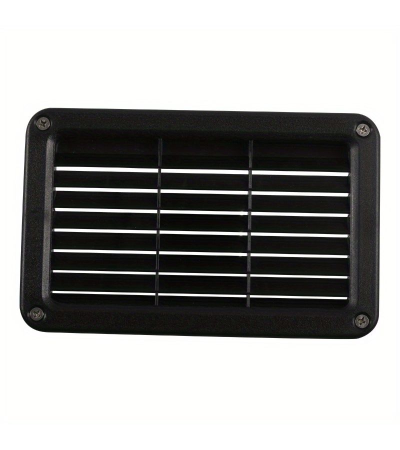 Black ABS RV Bus Diagonal Louver Air Vent Panel 193x122mm Includes Screws - Image 5