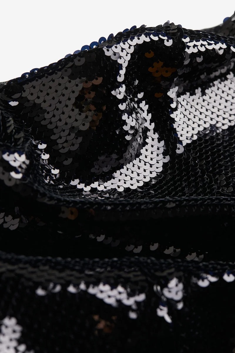 H&M Sequined bandeau dress