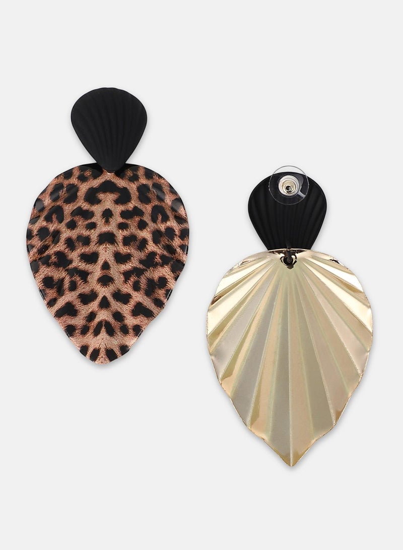 سوهي Women's The Pleated-Shell Drop Earrings  - Image 5