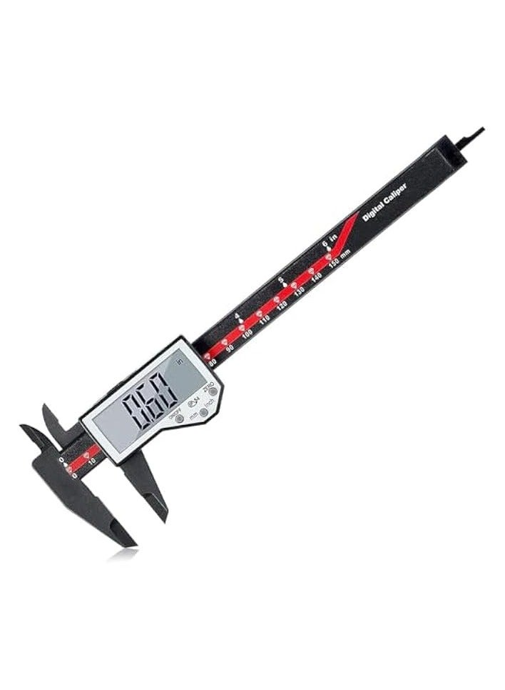 PROMASS Digital Caliper, Electronic Caliper Auto - Off Feature with Large Screen Vernier Caliper Conversion Measuring Tool (Size : BLACK)  - Image 1