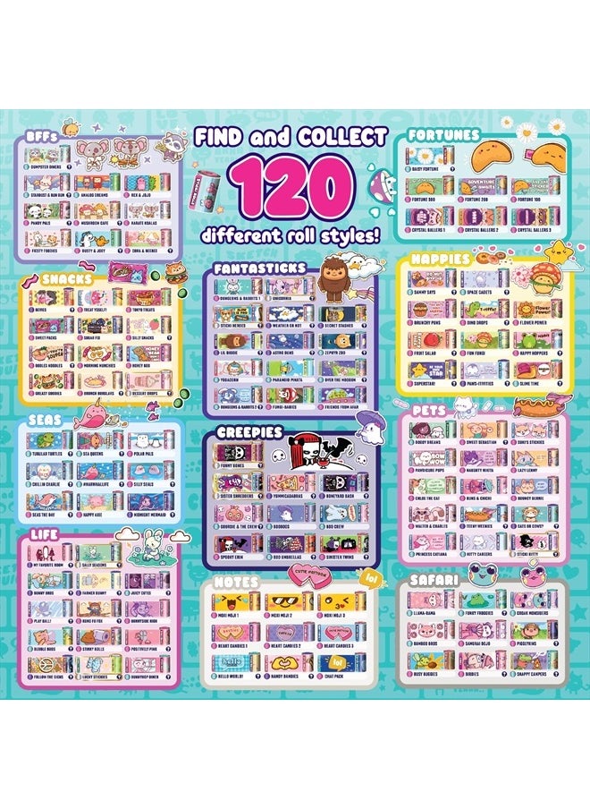 Sky Castle - STICKI ROLLS Sticki Station - Ultimate DIY Sticker Jewelry Kit | Includes 320 Mini Stickers | Builds 6 Bracelets & 2 Necklaces | 2 Pendants & 144 Beads | Over 1000 Designs to Discover and Collect! - Image 1