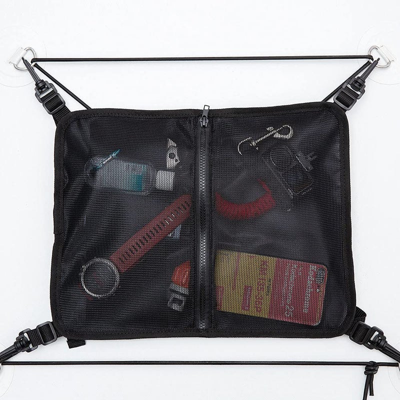 HEYTUR Paddleboard Deck Bag, Elastic mesh Storage Bag Sup Accessories (zipper bag) - Image 4