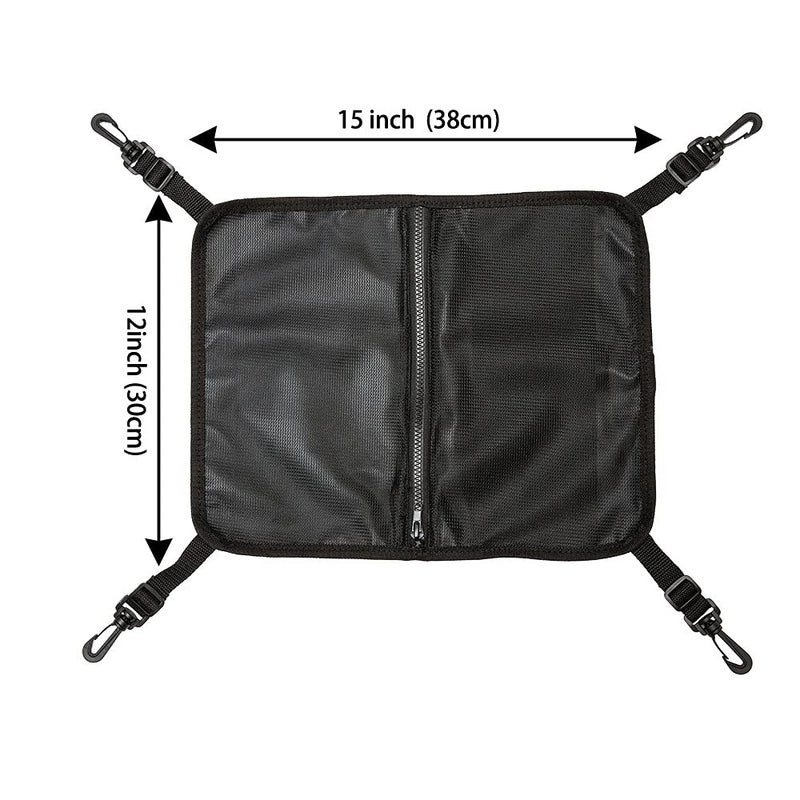 HEYTUR Paddleboard Deck Bag, Elastic mesh Storage Bag Sup Accessories (zipper bag) - Image 3