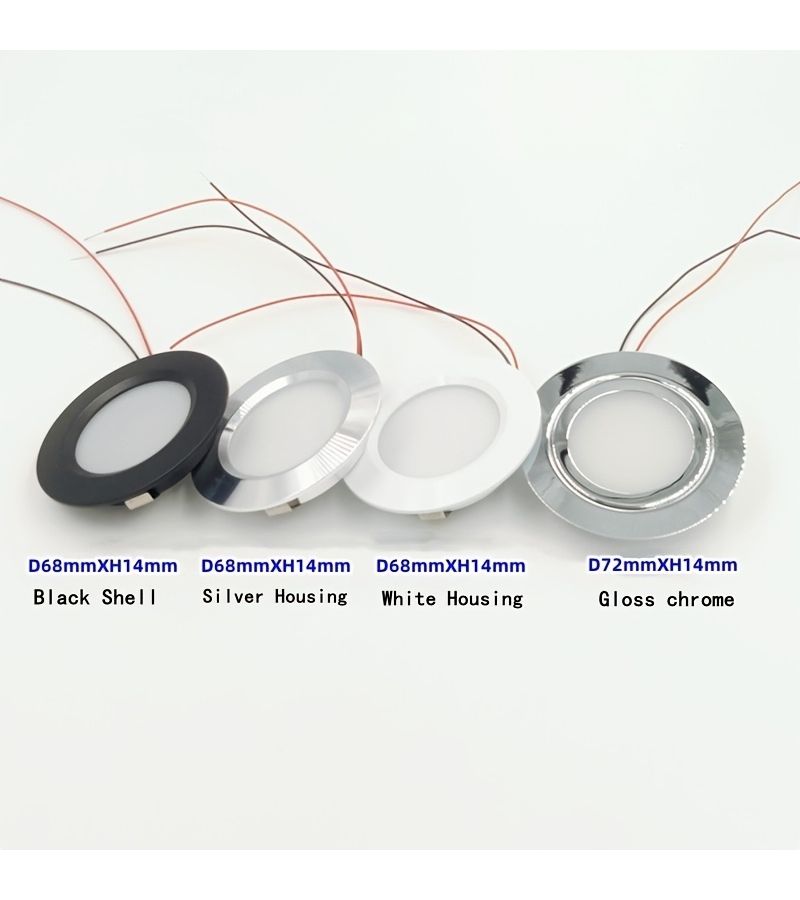 3W LED Slim Stainless Steel Circular Downlight 6000K DC 12V - Image 4