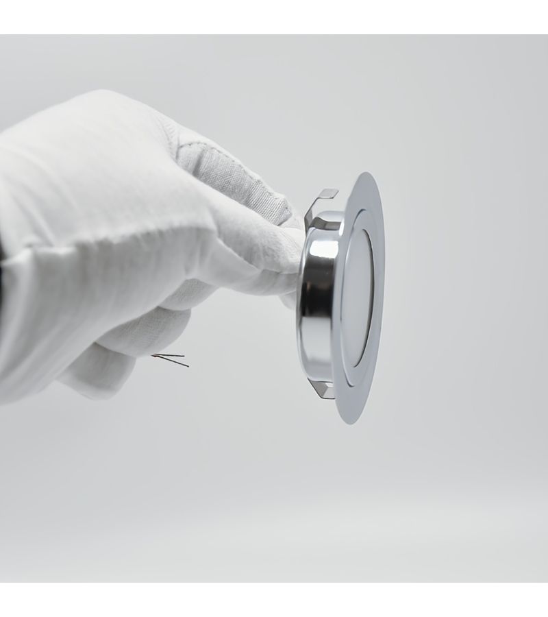 3W LED Slim Stainless Steel Circular Downlight 6000K DC 12V - Image 5