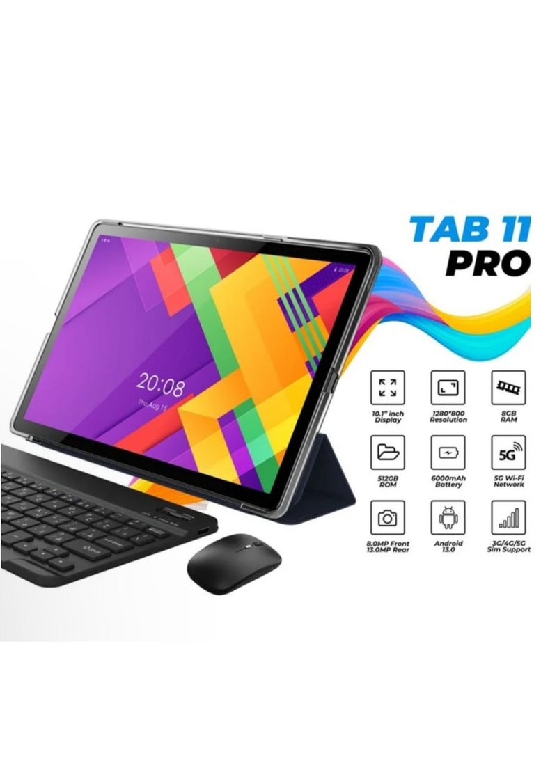Oteeto ‏Otto Tab 11 Pro with 10.1-inch Android display, 8GB RAM, 512GB ROM and 6000mAh battery  - Image 1