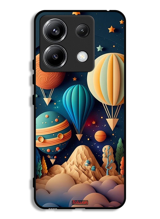 Tolwak Xiaomi Redmi Note 13 Pro 5G Protective Case Cover Perrashut Art  - Image 1