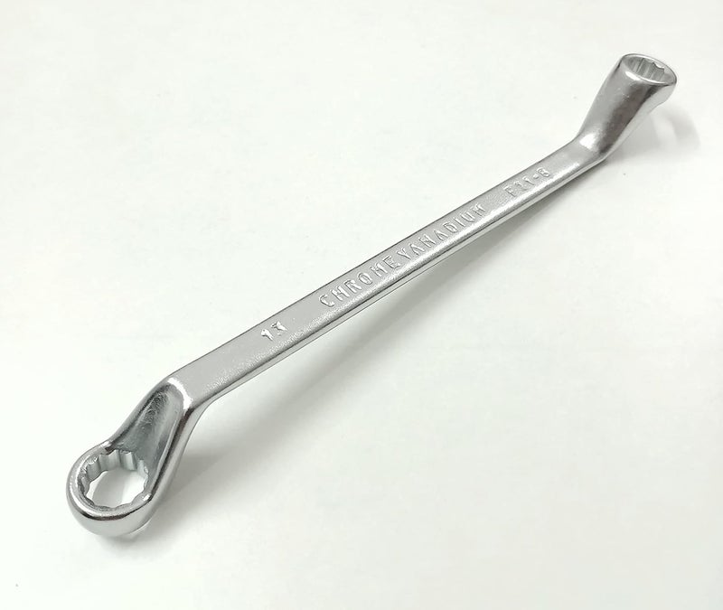 4 NEX Heavy Duty Hardened and Tempered Double Sided Deep Offset Ring Spanner (12X13 MM) - Image 1