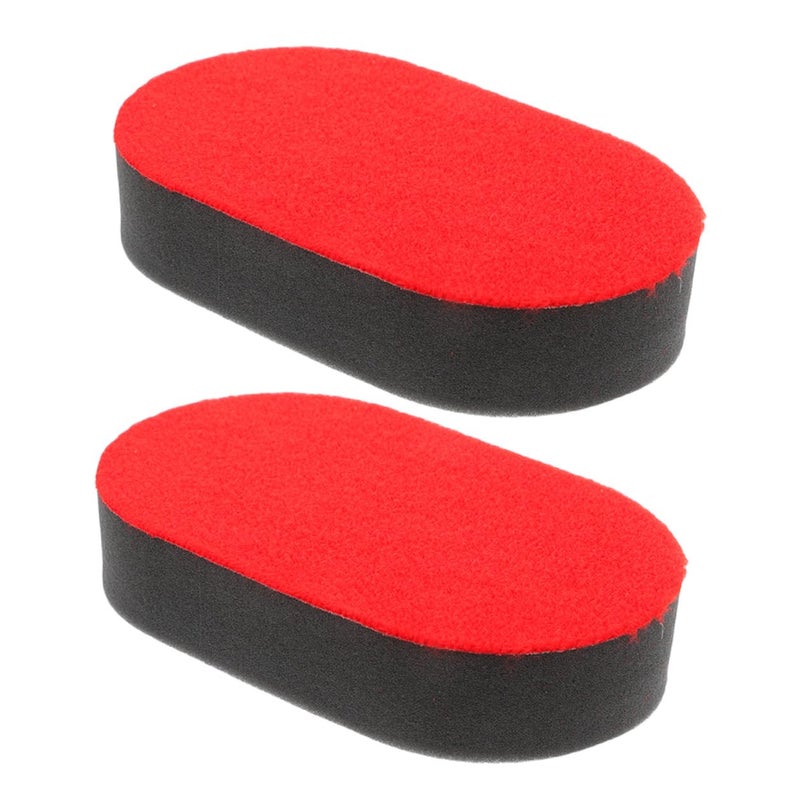 Reusable Car Tire Dressing Applicator Brush And Soft Wax Sponge 4pcs Set For Wheel Care - Image 2
