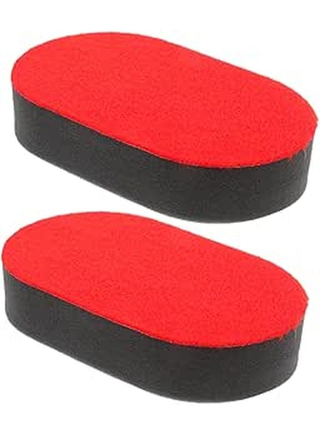 Reusable Car Tire Dressing Applicator Brush And Soft Wax Sponge 4pcs Set For Wheel Care - Image 1