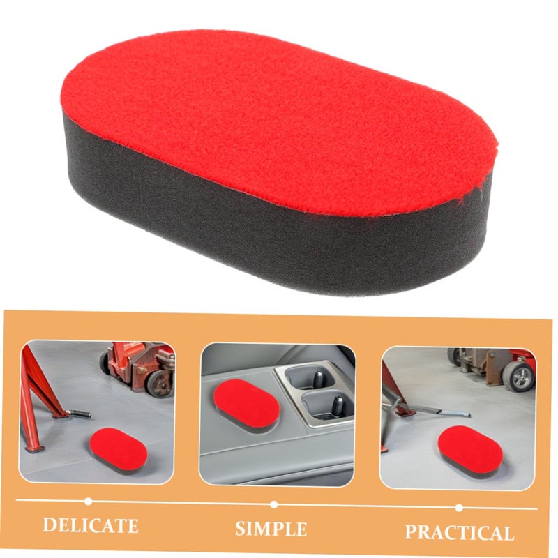 Reusable Car Tire Dressing Applicator Brush And Soft Wax Sponge 4pcs Set For Wheel Care - Image 4