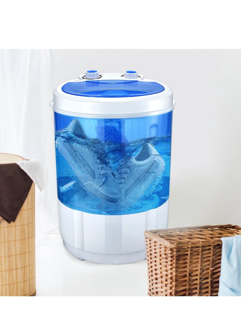 2 In 1 Mini Shoe And Cloth Washing Machine Blue/White  - Image 1