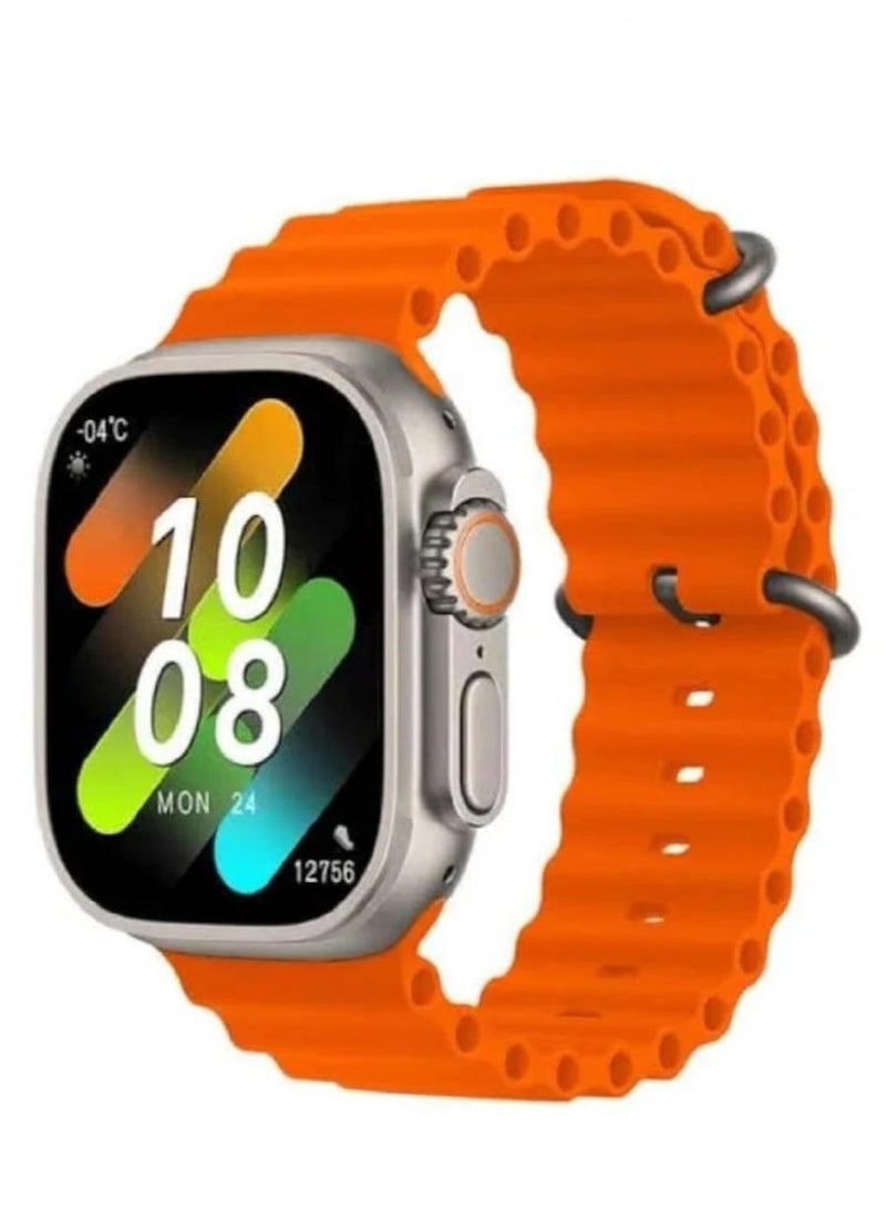 W&O X9 ULTRA 2 Series 9 Wearfit Pro SmartWatch SUPER AMOLED Screen Unlock AI Chat GPT GPS NFC Bluetooth V5 Call Wireless Charger - Image 1